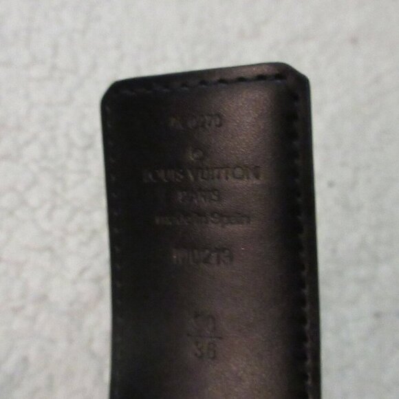 Louis Vuitton 2020 Damier Graphite Pattern Belt Kit Size: M - Picture 11 of 12